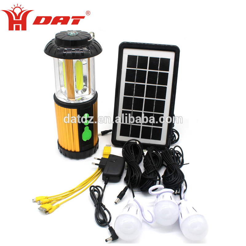20W rechargeable Led camping light solar panel kit with compass AT-720
