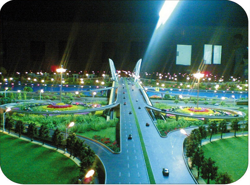 Expo city planning model/ city planning layout/ city plan model