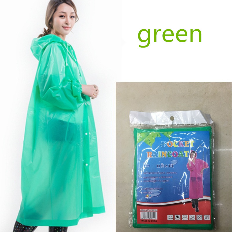 Mc-606 Hot selling Portable  promotional cheap  Rain Coat waterproof  disposable Rain Poncho for adults