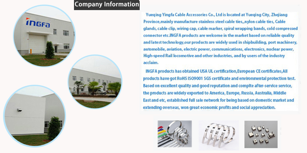 Accept OEM Releasable Type  Stainless Steel Epoxy Coated Cable Ties