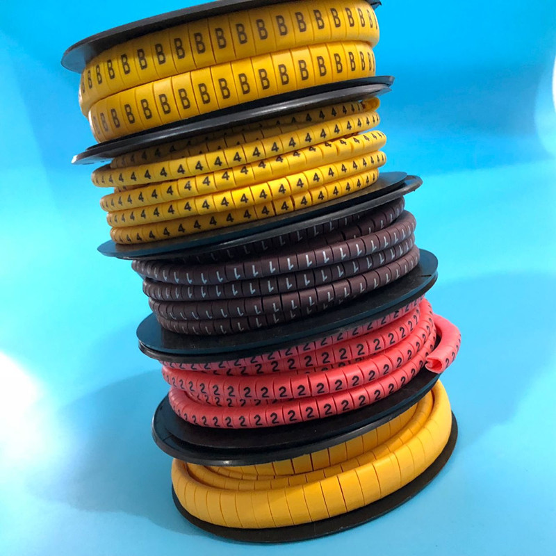 Special Size Soft PVC Flat Cable Markers