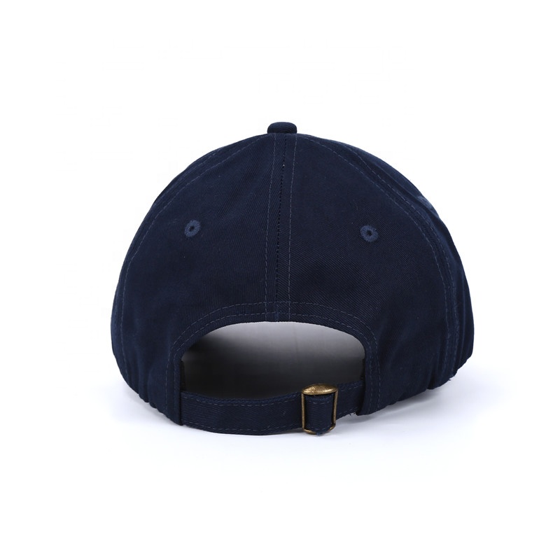 Low profile black unstructured dad cap custom embroidered bulk dad hat