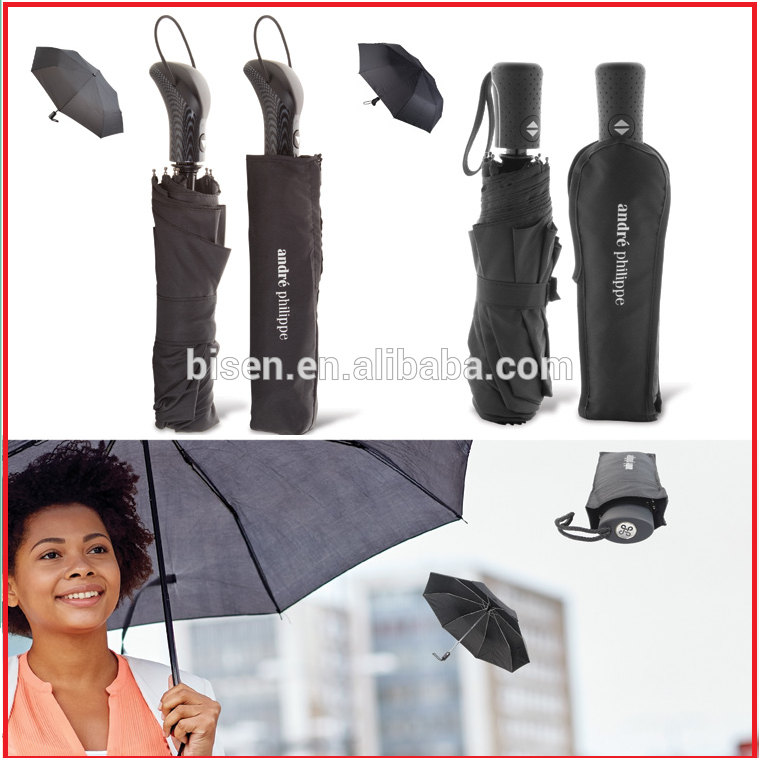Top Quality 190T Pongee Fabric Promotional Umbrellas with LOGO printing
