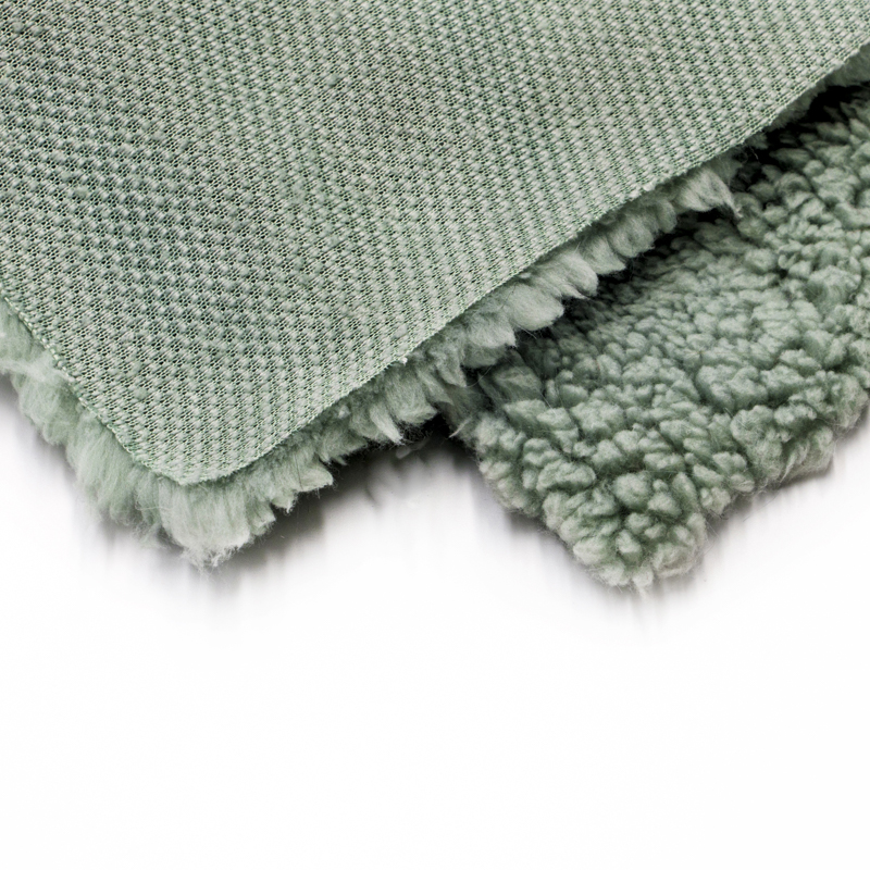 blackish green 15mm Pile fabric smoothness faux fur for garment manufacturing or plush toys