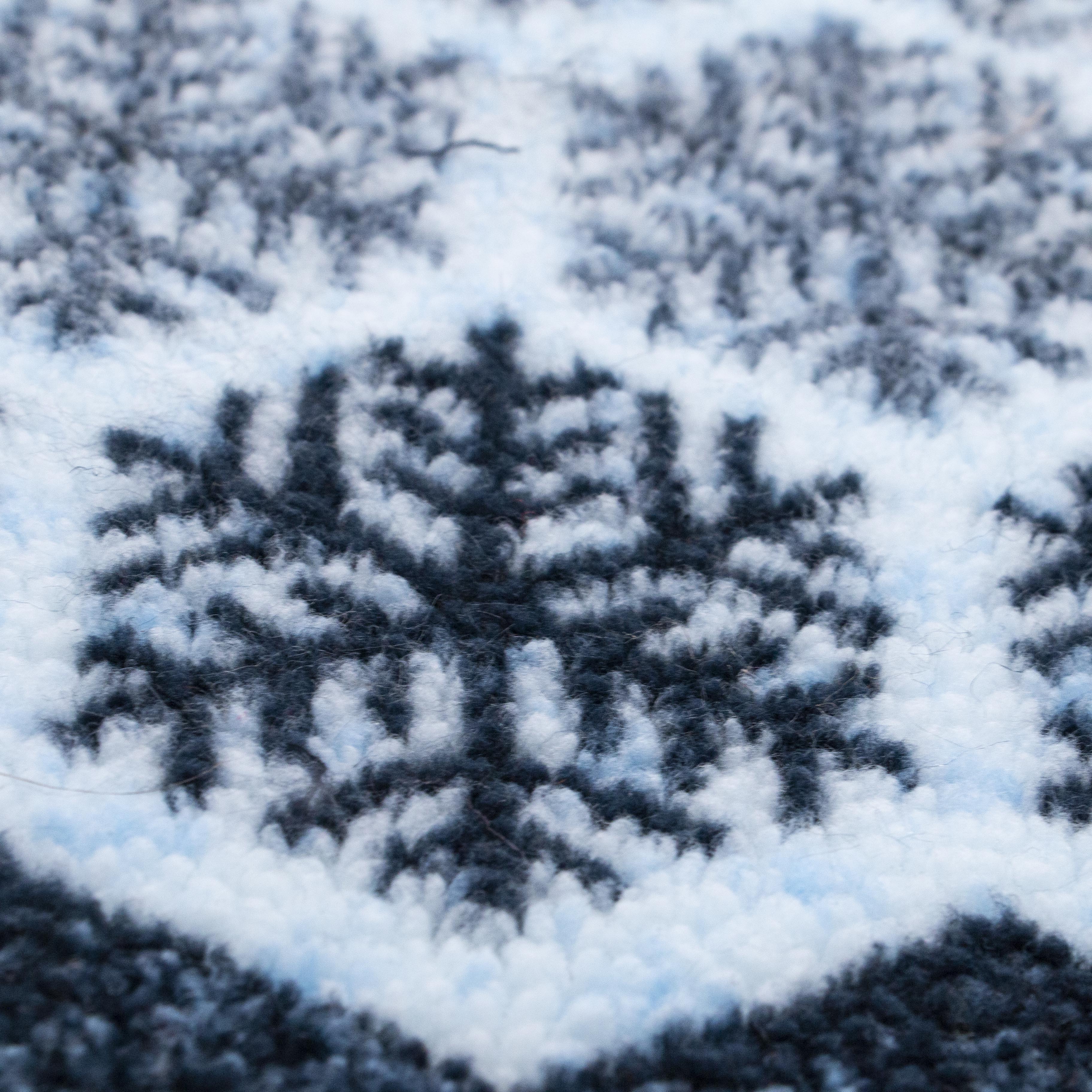 Soft Plush Snowflake  Artificial  Faux Fur Fabric For Garment Home Textile Fabric  6MM