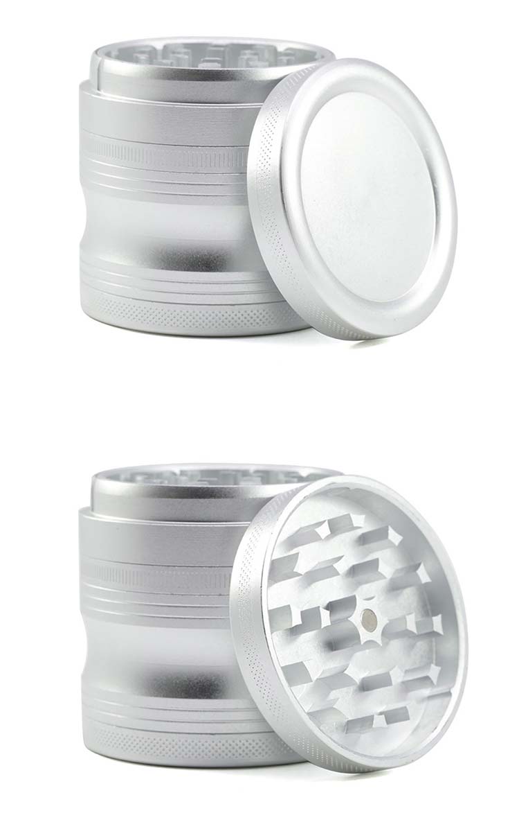 5 Layer 63mm Diameter Aluminum Alloy Tobacco Weed Grinder for Wholesale
