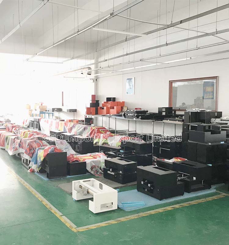 Guangzhou GED A3 3D DTG Industrial Automatic 3050cm UV Printer 30*50cm Direct Image Printer for Light Dark Fabric T-shirt Photo