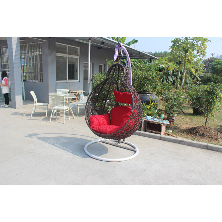 2019 high quality  outdoor furniture garden wicker swing chair