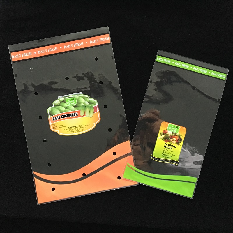 Manufacturer Custom Printed Food Grade micro perforated bag
