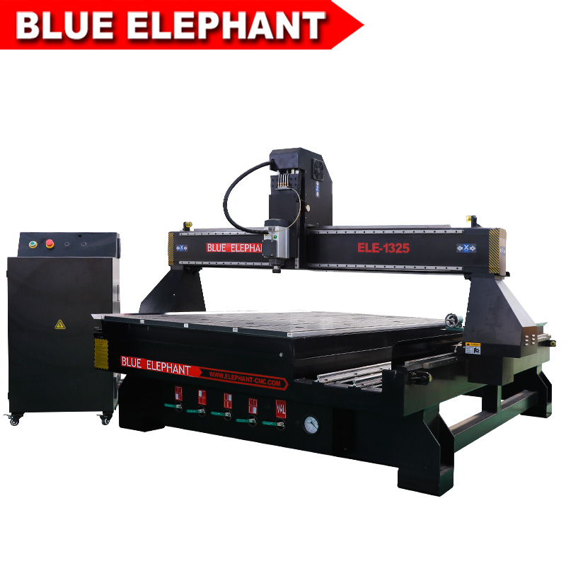 Heavy Duty Body 3D wood carving 1325 atc cnc router for plywood and birch