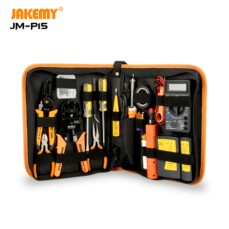 JAKEMY JM-8146 47 pcs in 1 Household magnetic diy repair tool kit hardware tool screwdriver bit set