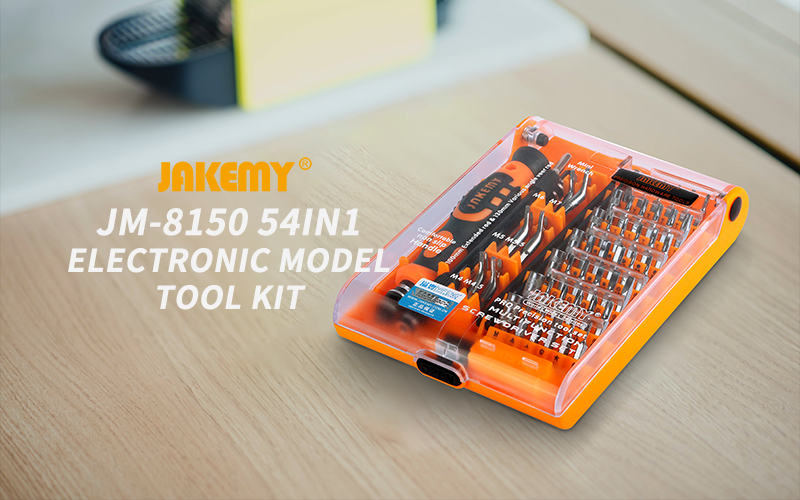 JAKEMY JM-8150 54 pcs in 1Multi-functional Safe Screwdriver for Electronics Phone Computer DIY Repair