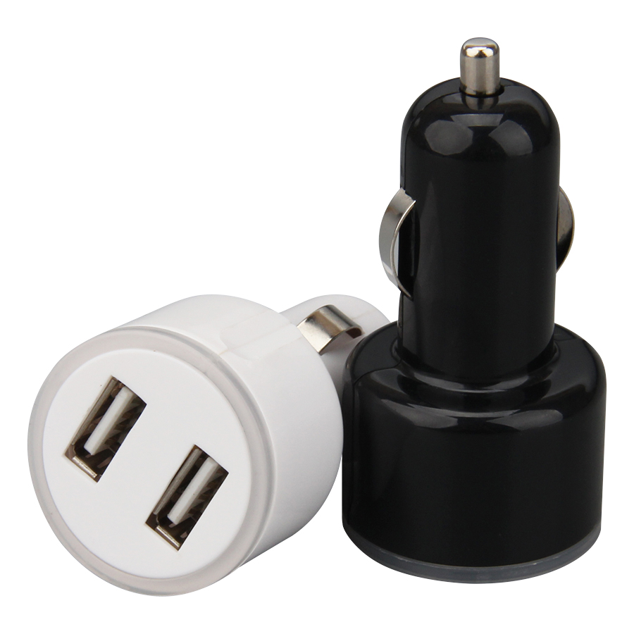 Dual USB Car Charger Adapter for iPhone Samsung Huawei Xiaomi Phone Charger