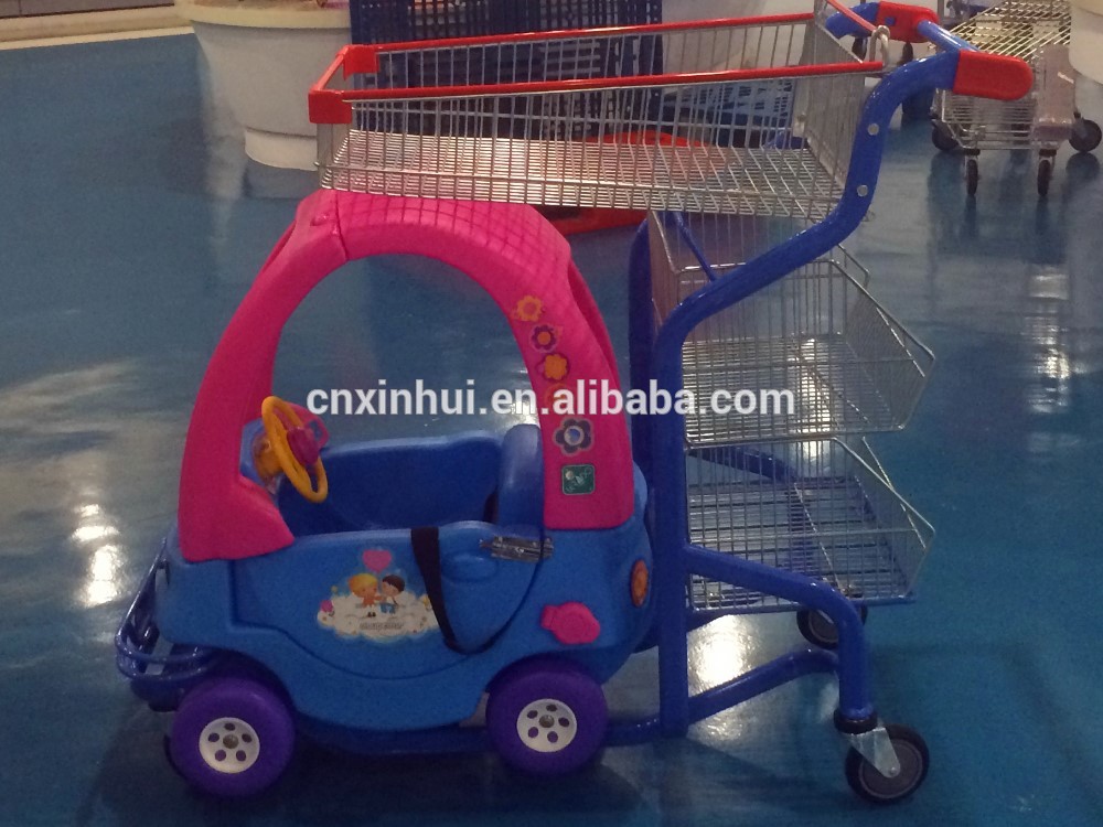 2019 HOT SALE Supermarket  Children Kids Shopping Cart Trolley