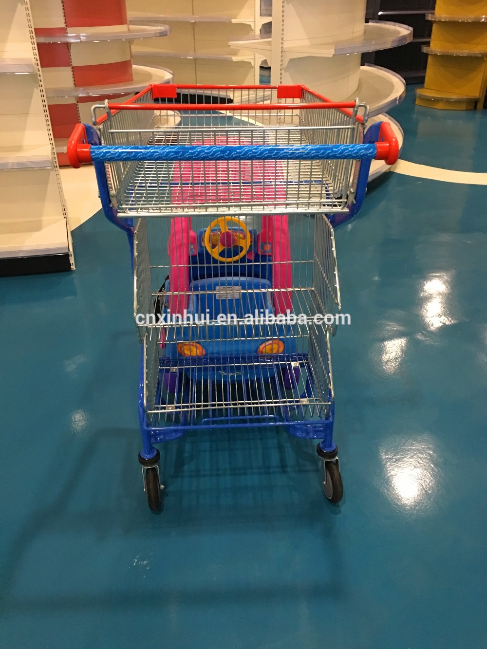 2019 HOT SALE Supermarket  Children Kids Shopping Cart Trolley