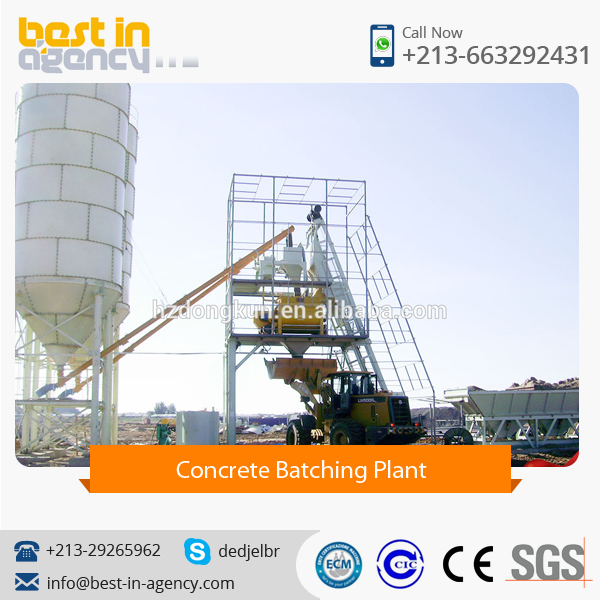 Superior Grade Industrial Small Capacity HZS35 Concrete Batching Plant
