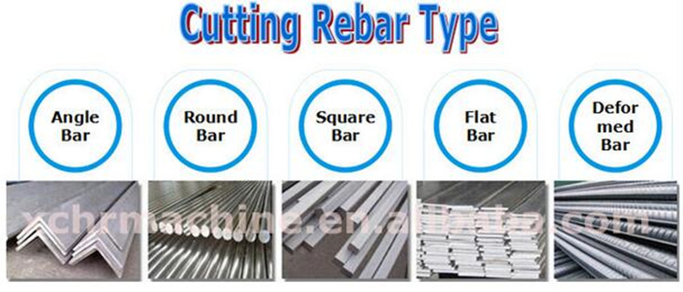 Portable round bar cutting machine/steel iron rebar cutter