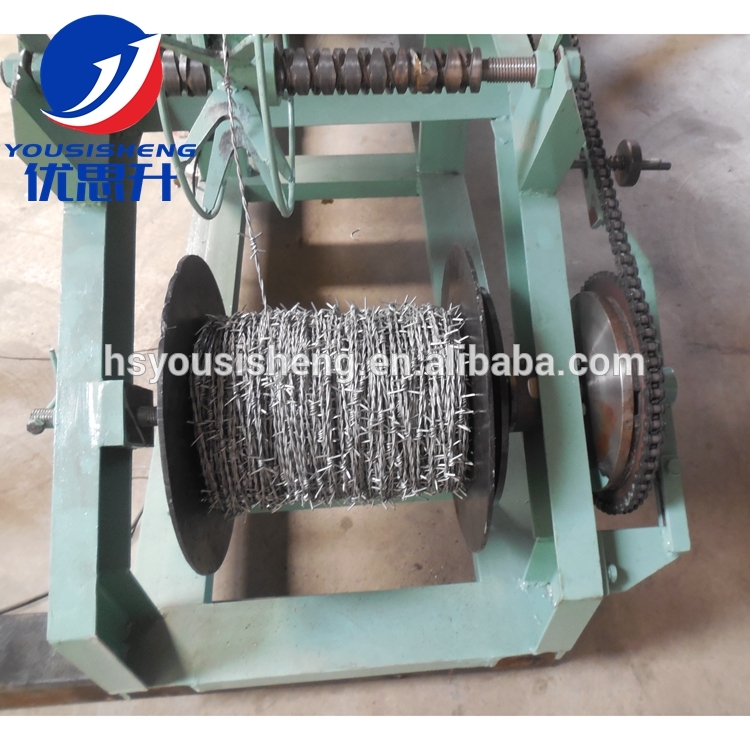 Automatic Galvanized Low carbon Steel Wires Twisted Barbed Wire Making Machines YSS Factory
