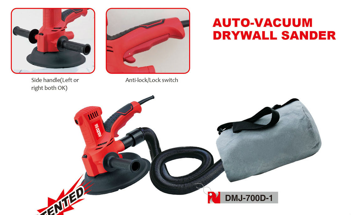 180MM Small Drywall Sander with Vacuum