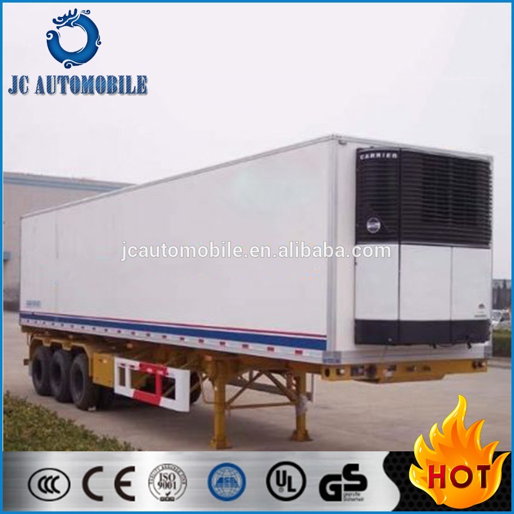 Semi-trailer type tri-axle refrigerator transport semi-trailer/freeze semi-trailer for sale