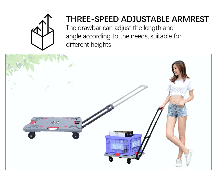 Weightlifting quietly awesome stackable colorful handtruck with adjustable armrest