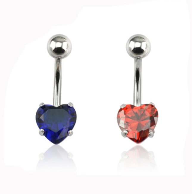 Buy Fashionable Cool Belly Button Piercing Stud – With Zircon.png