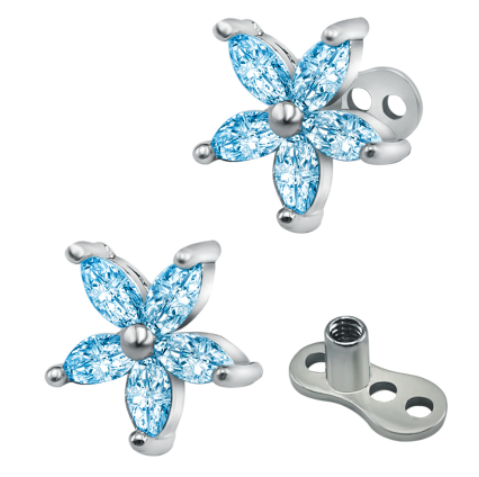 Buy New Titanium flower – Dermal Piercing – Body Jewelry Online.png