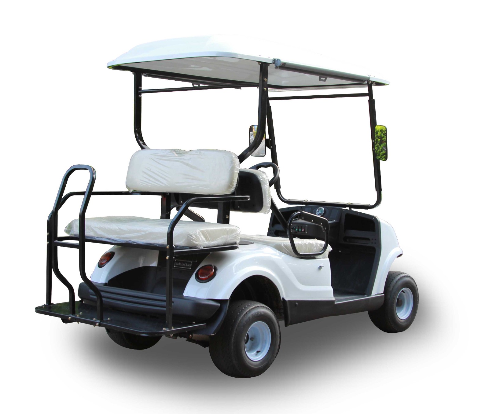 Electric Passenger Vehicle 4 Seater Electric Golf Cart With Sun Curtain.jpg