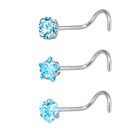 Online Nose Pin In Different Shapes With Zircon Stones – Body Jewelry.png