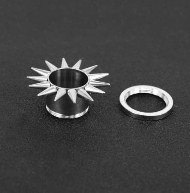 Buy Online New Ear Tunnel In Sun Shape Material Stainless Steel.png