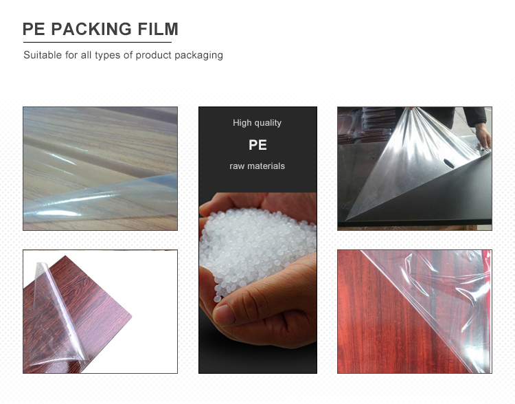 High transparency with adhesive wood protective film, wood film