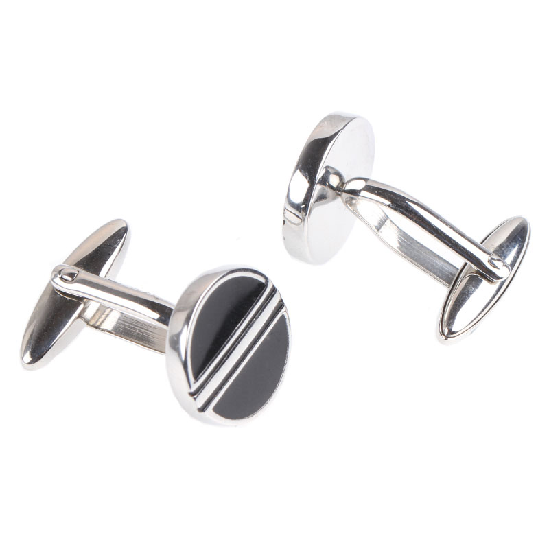 Wholesales snowflake silver cufflinks stainless steel jewelry cufflinks men