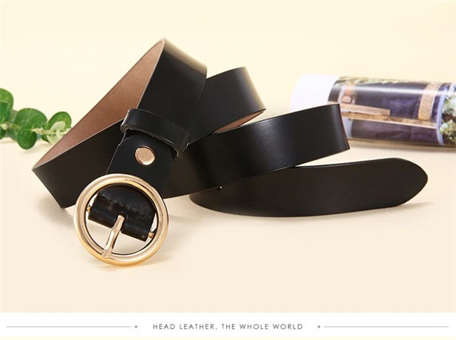 Candy Color Sweetness Women Leather Belts