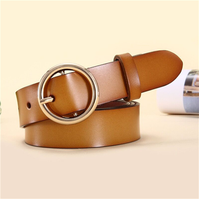 Candy Color Sweetness Women Leather Belts