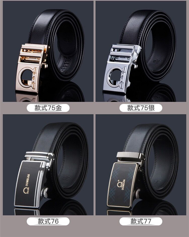 New Arrival Men Automatic Genuine Leather Belts