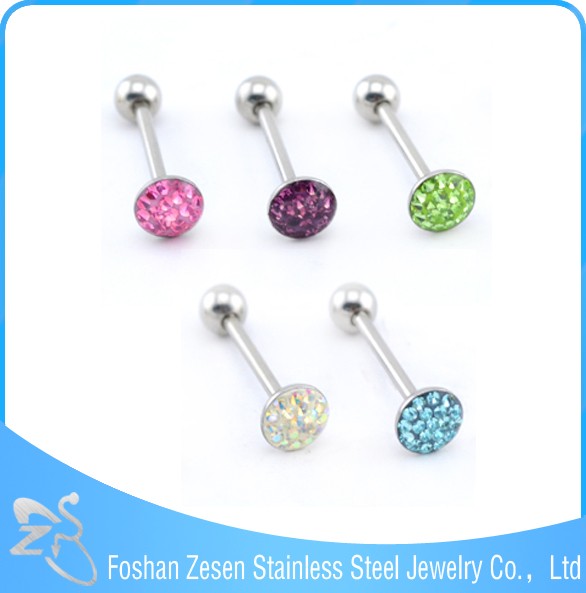 For girls industrial tongue peiercing tools lip piercing tongue ring body jewelry