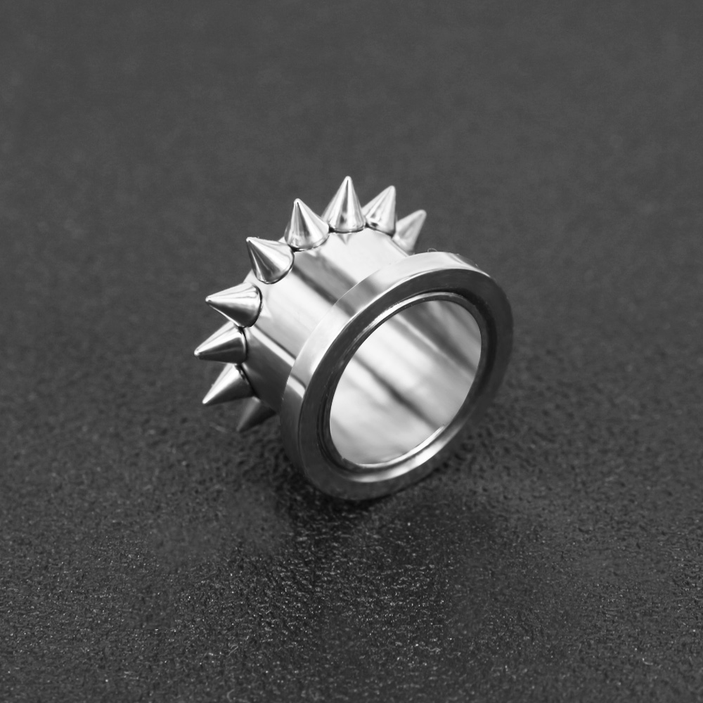 Steel Sun Design Stainless Steel Ear Flesh Tunnel Plug Body jewelry
