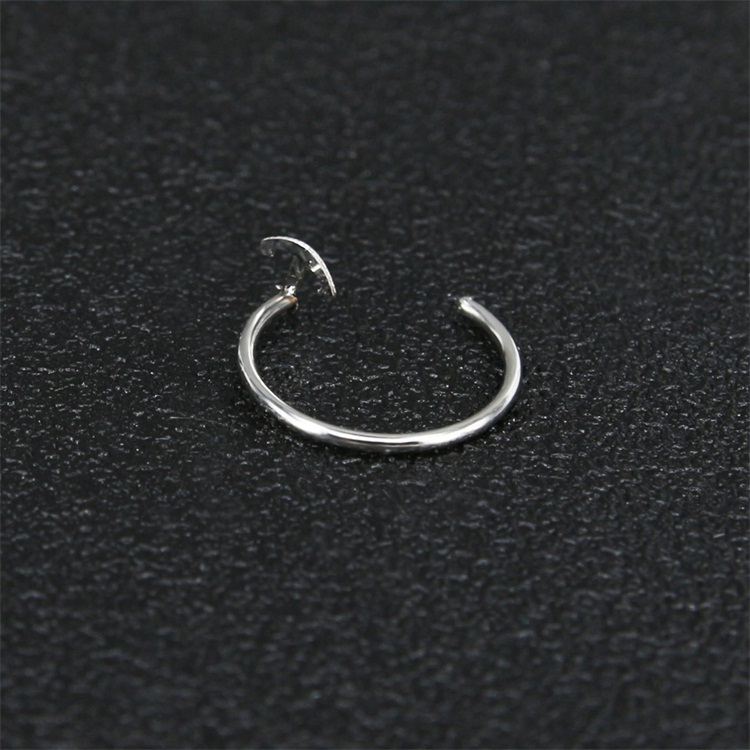 Surgical steel body jewelry nose hoop nickel free nose rings