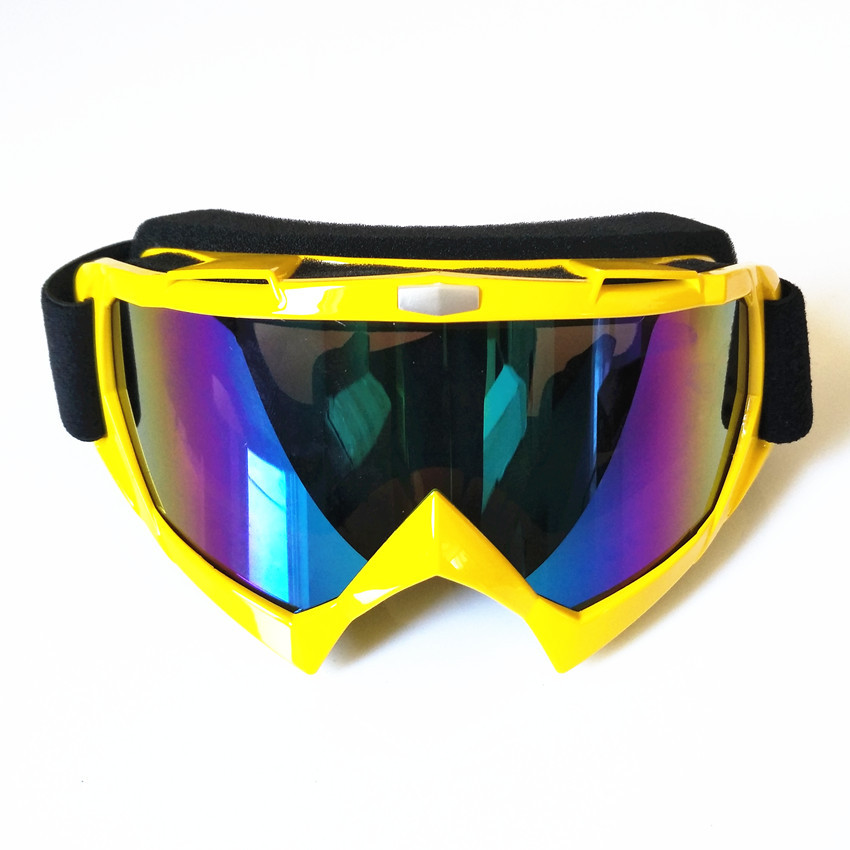 Outdoor Sports Cycling Bike Motorcycle Sunglasses Snowboard Dustproof Eyewear Ski Goggles Protective Goggle Glasses Yellow