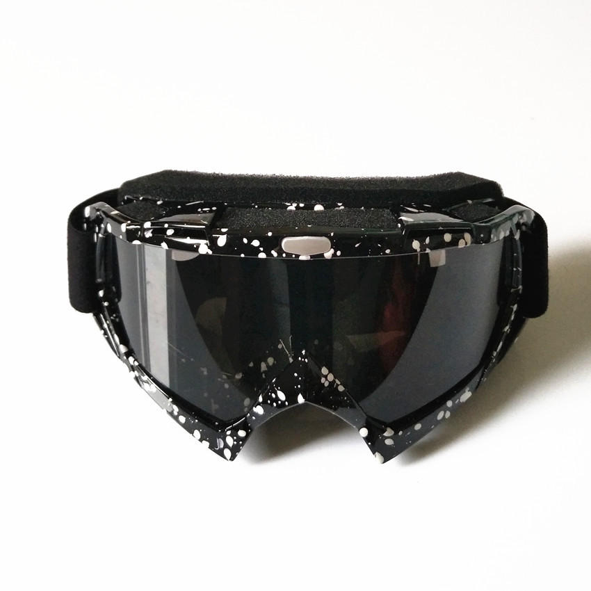 Outdoor Sports Cycling Bike Motorcycle Sunglasses Snowboard Dustproof Eyewear Ski Goggles Mirrored Lens Gafas Black Leopard