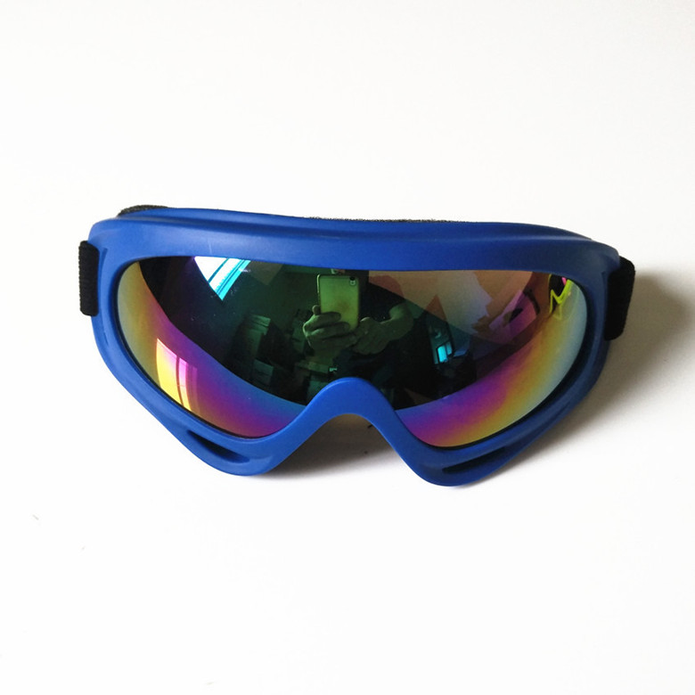 Outdoor Sports Cycling Bike Motorcycle Goggles UV400 Windproof Eyewear Lunette Ski Goggles PC Game Protective Goggle Royal Blue
