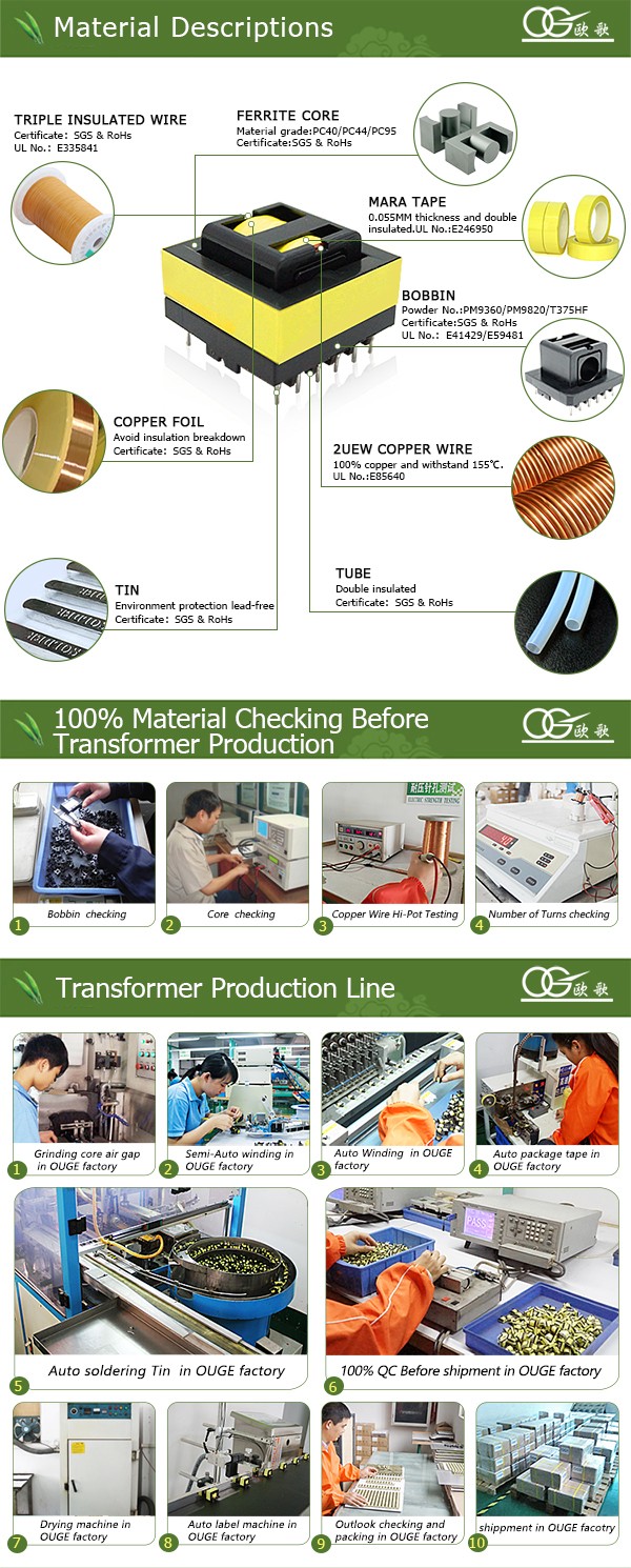china manufacture ee10 current transformer bobbin