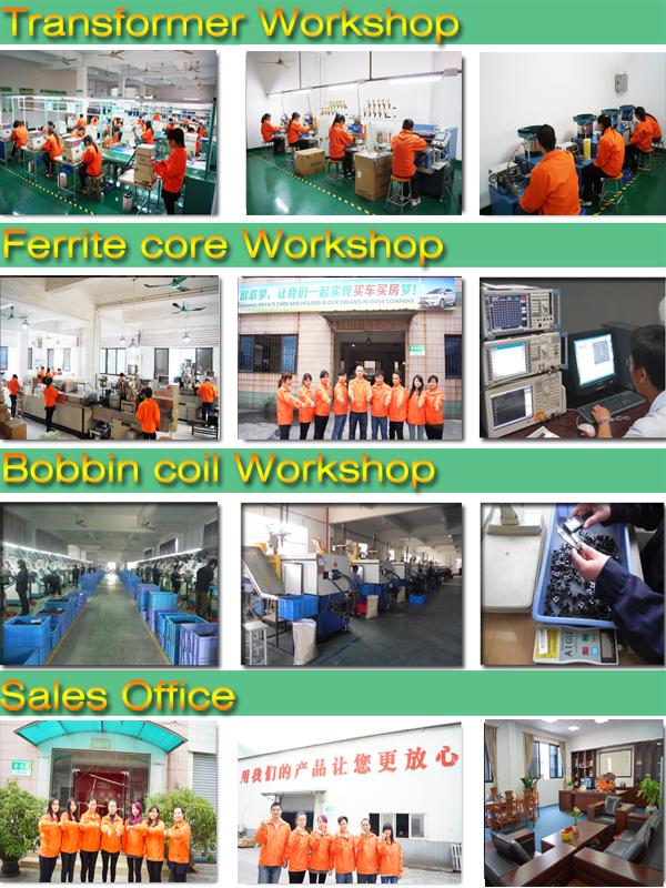 china manufacture epc ferrite core transformer 60hz