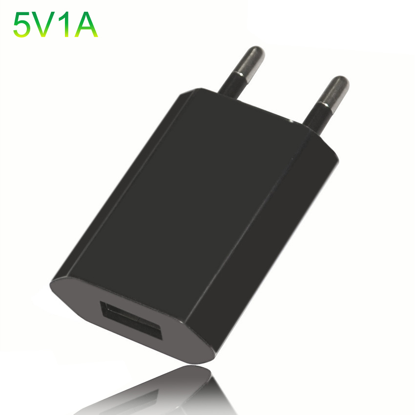 For Ipone5 5s 5c EU Plug Genuine 5V 1A 1000mAh USB Power Travel Adapter AC Wall Charger for iPhone, Samsung, HTC