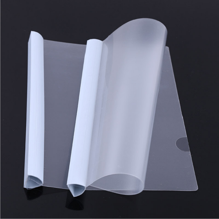 spine bar folder L shape stick plastic file folder