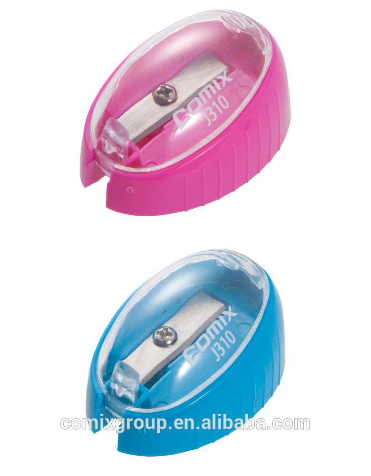 Comix, hot selling standard type colored pencil sharpeners for students