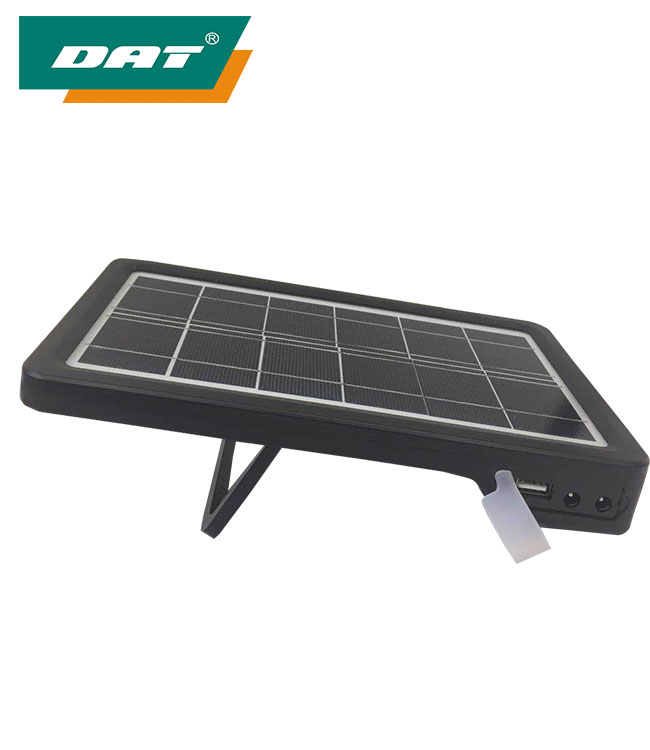 AT-900 DAT home use polycrystalline Solar panel 6v3.5w solar panel with USB  and emergency light