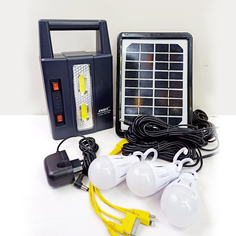 Hot sale mini project home solar lighting system for indoor