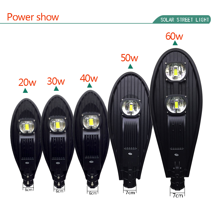 IP67 Rating and Street Lights 20W 30W 40W 50W 60W all in one light
