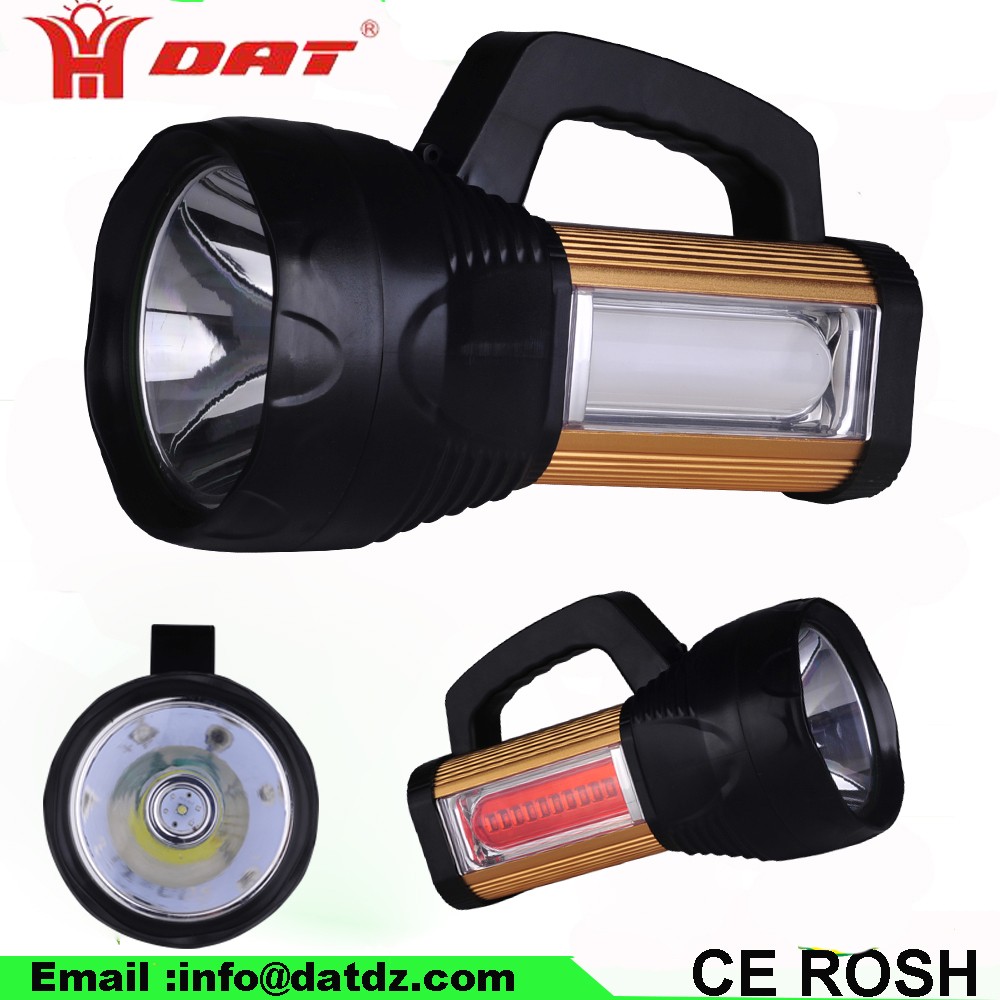 AT-X8 new factory supply high power searchlight with USB Portable Search Light Flashlight Torch hunting light